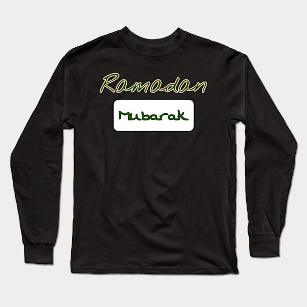 Happy Ramadan-Ramadan Kareem Long Sleeve T-Shirt by r.abdulazis